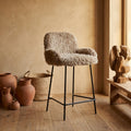 Tabouret de Bar Leander — Hair Marron