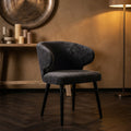 Chaise Fiori — Anthracite Noir Bois