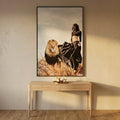 Panneau Mural Wall — Art - Lion Queen-