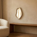 Miroir Eilish — Blanc Résine Organique sur MDF Haut