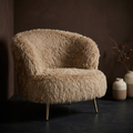 Fauteuil Franklyn — Marron hair