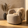 Fauteuil New — Grasa Beige Eden