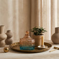 Boîte Lynis — Marron Bleu Ombré Verre