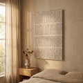 Panneau Mural Seline — Blanc MDF Ondulé Rayé layer S