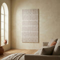 Panneau Mural Seline — Blanc MDF Ondulé Rayé layer L