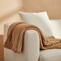Plaid Hadi — Beige Fausse Fourrure S