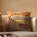 Housse de Coussin Sephora — Rose Brodé Carré
