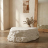 Haride White MgO stone look coffee table