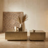 Irvy Gold iron coffeetable square matt sv2