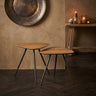 Rupert Naturel recycled teak wood coffee table SV2