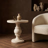 Muza Cream MgO round classic sidetable
