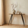 Tyano Natural recycled teak wood side table