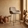 Leander Bar Chair Hair Brown