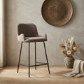 Tabouret de Bar Leander — Beige