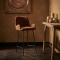 Tabouret de Bar Leander — Rouille