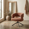 Baldr Rust diningchair legacy6 deepterra black leg