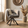Como dining chair swivel stone