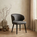 Chaise Fiori — Anthracite Terra Cuir