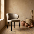 Chaise Fiori — Sable mio vegan Cuir