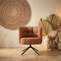 Chaise Odin — Rouille Legacy Terra Profond Noir