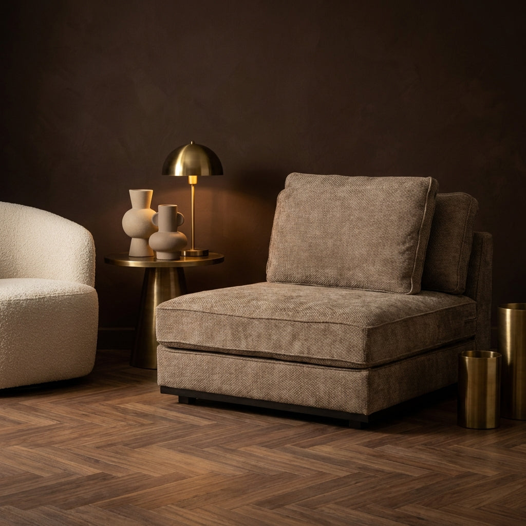 New Block sofa seater no arms