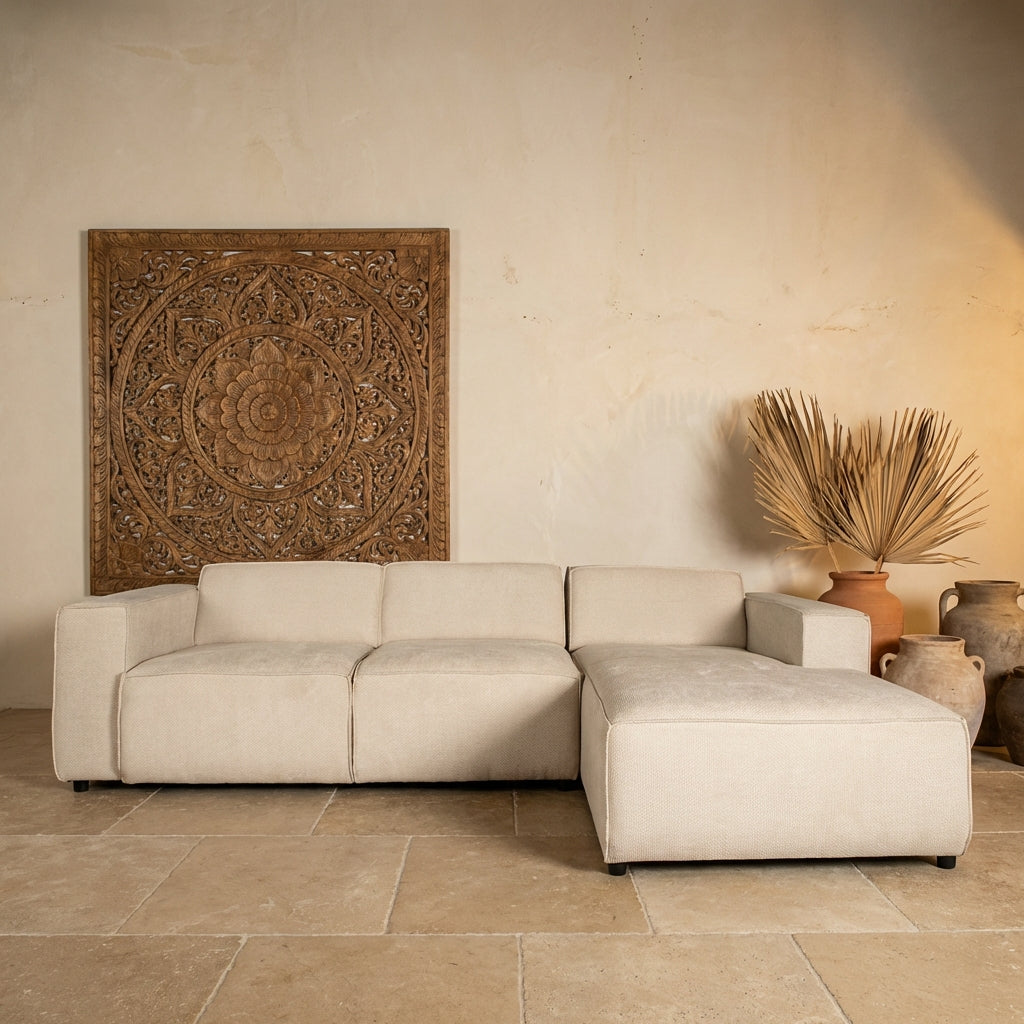 Trapani 2-seat+Chaise Longue arm right