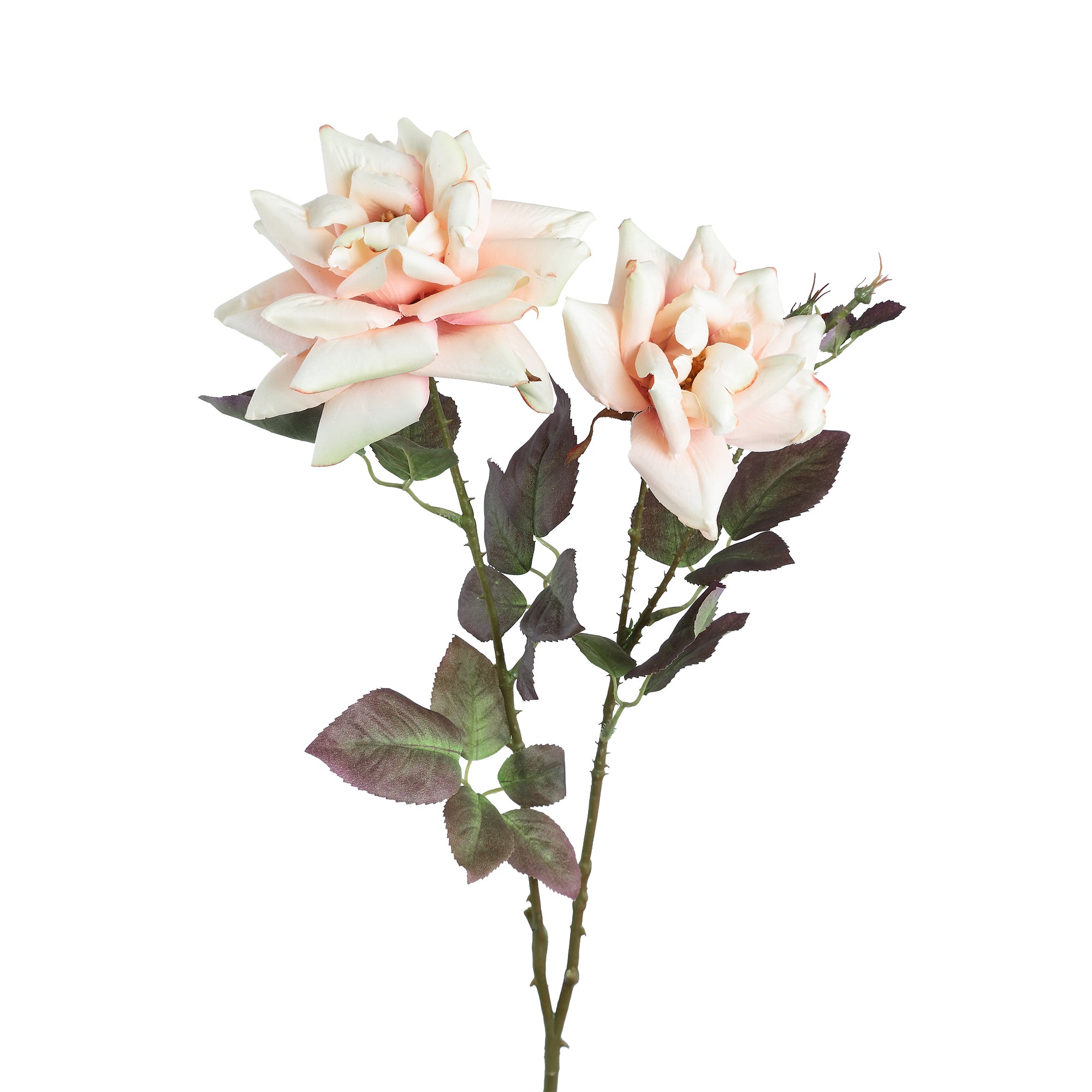 Rose Flower pink rose spray with leaves — Fleur artificielle — vue 3 | Häus
