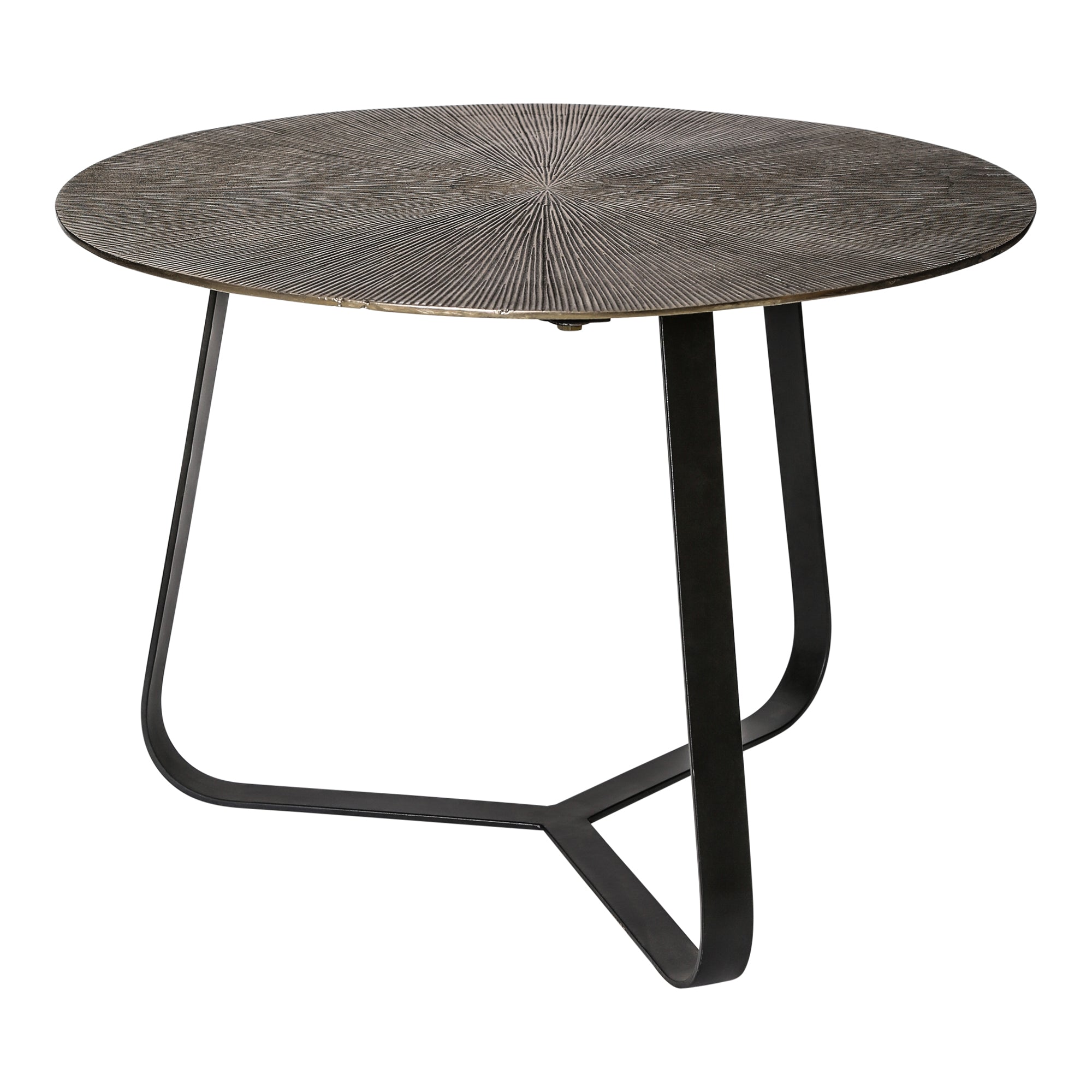 Kae gold alu black Iron rectangular sidetable sv2 - Photo 5