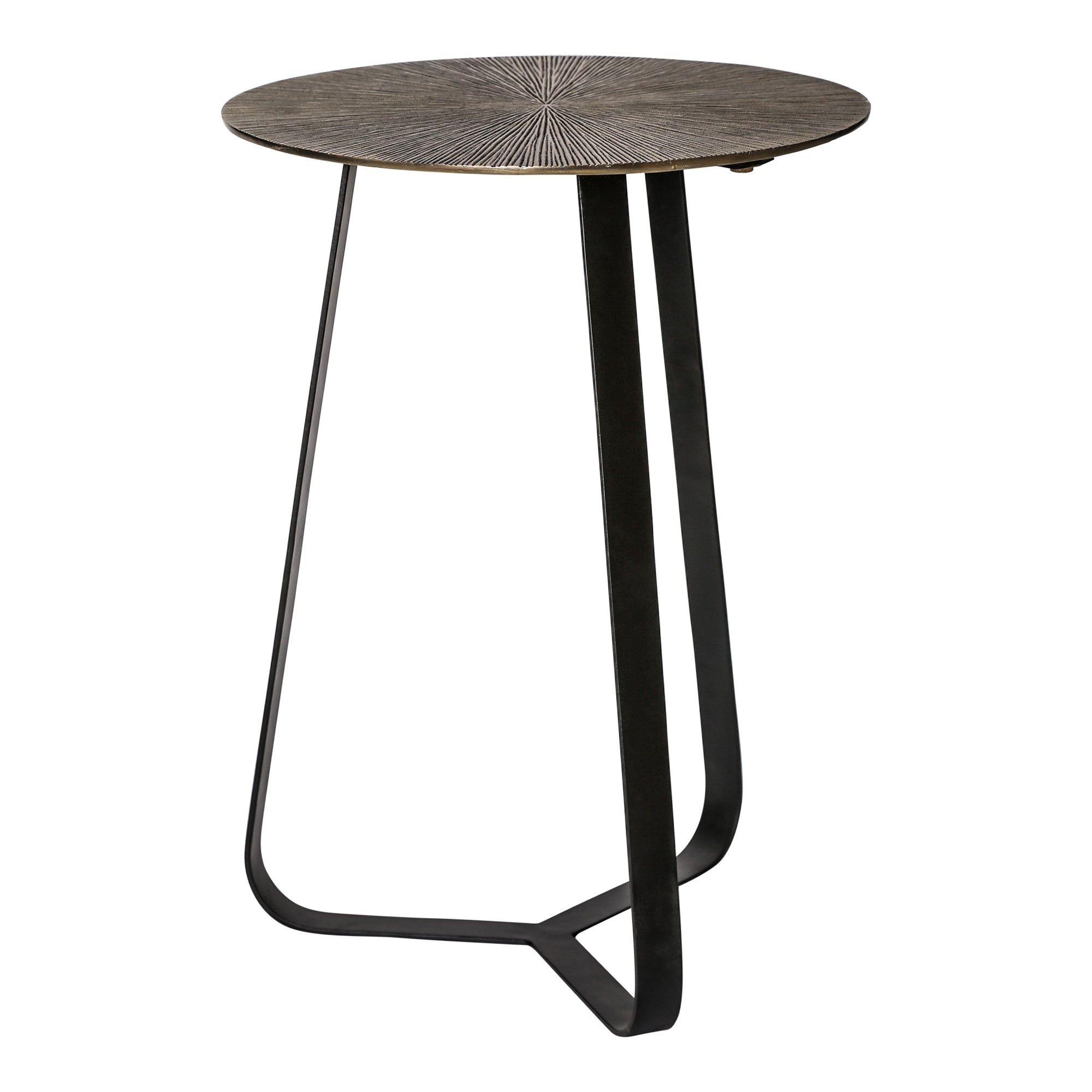 Kae gold alu black Iron rectangular sidetable sv2 - Photo 4