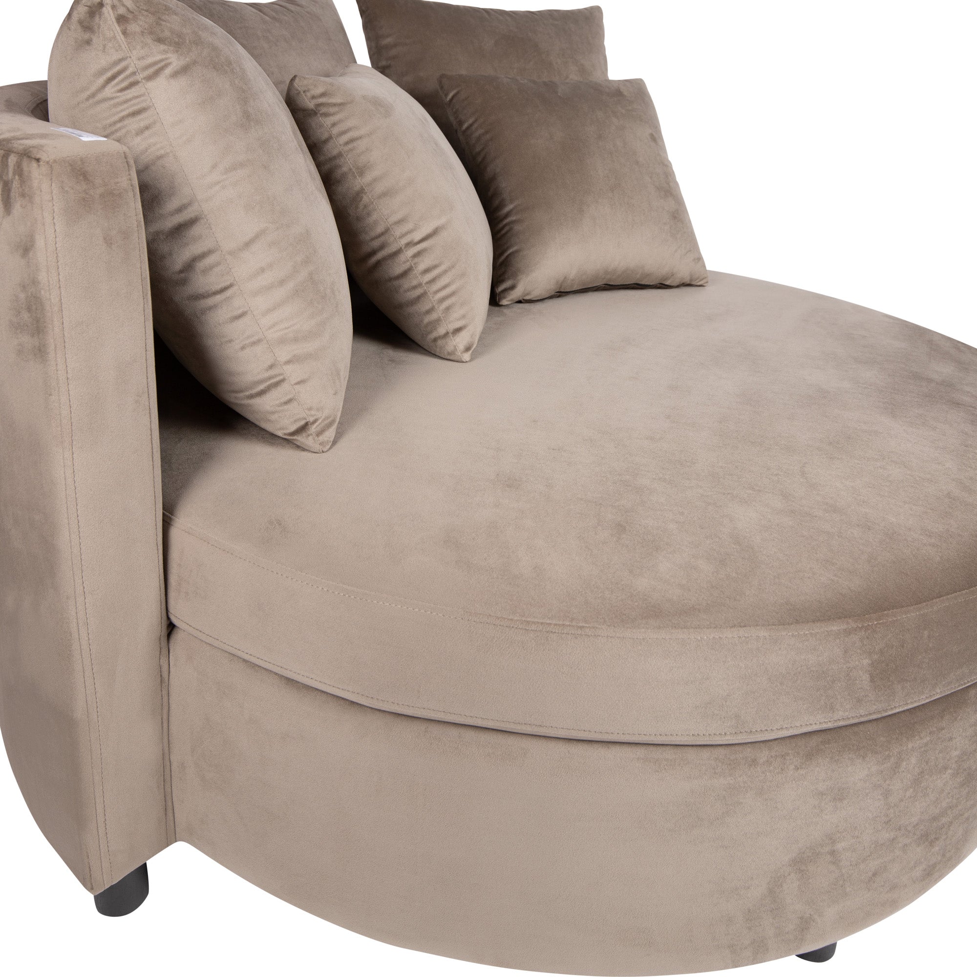 Fayen Velvet Sand fauteuil half round KD - Photo 6