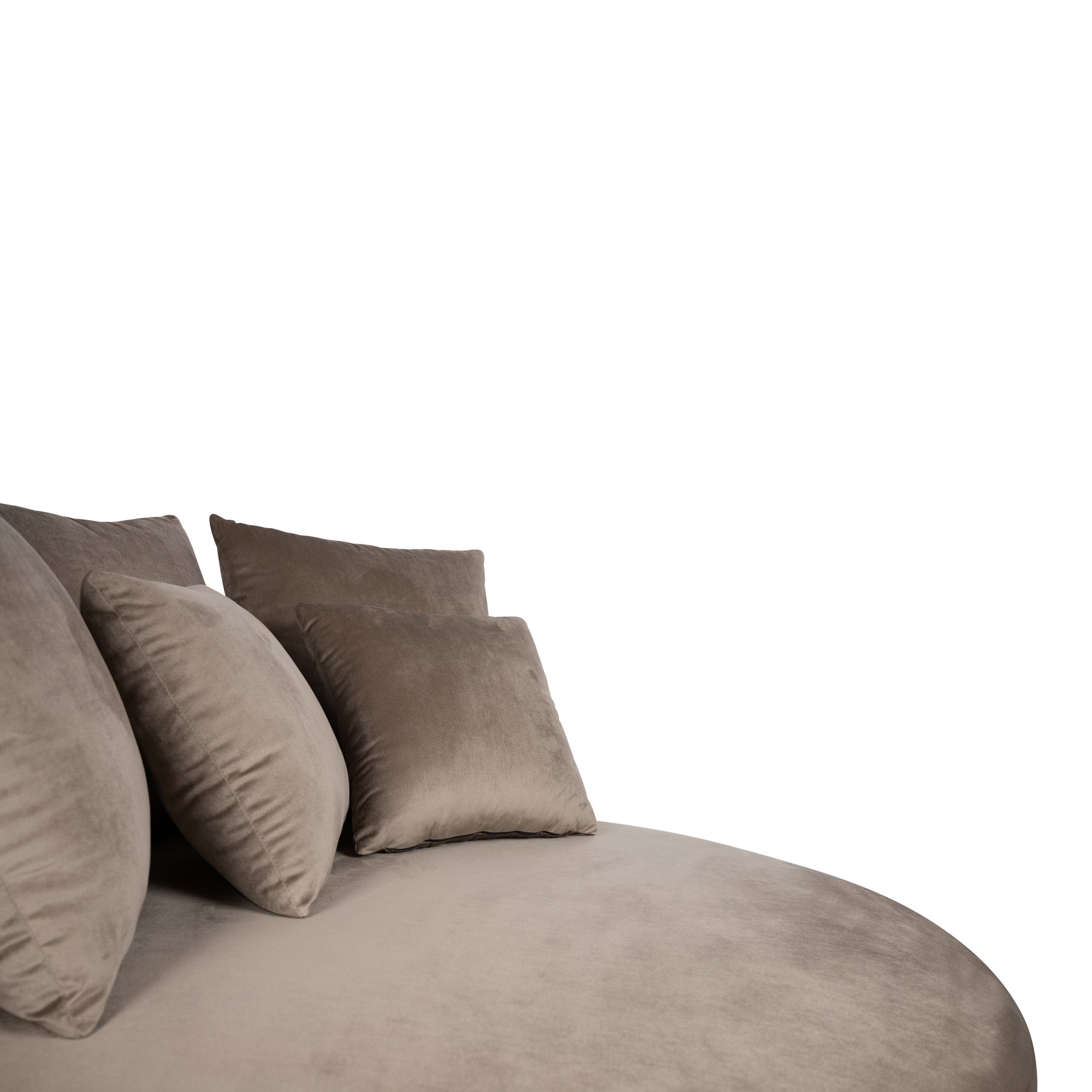 Fayen Velvet Sand fauteuil half round KD - Photo 7