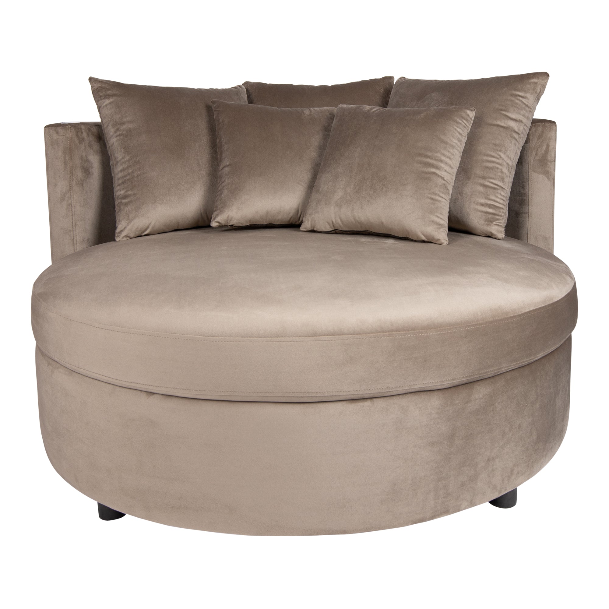 Fayen Velvet Sand fauteuil half round KD - Photo 8
