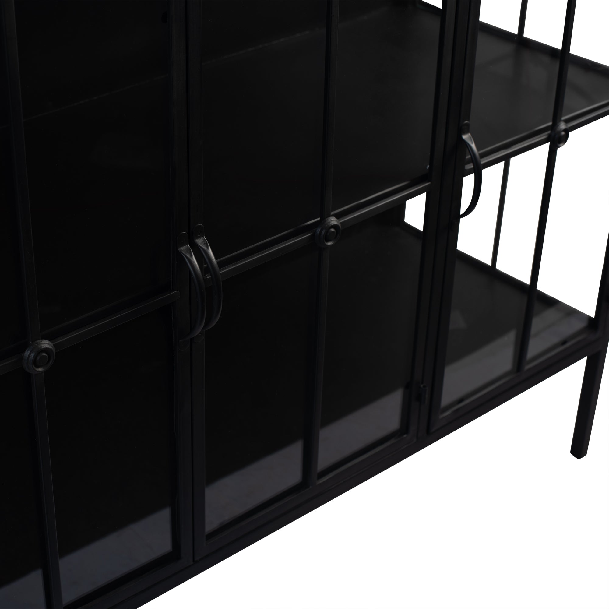 Cave Black iron cabinet low - Photo 5