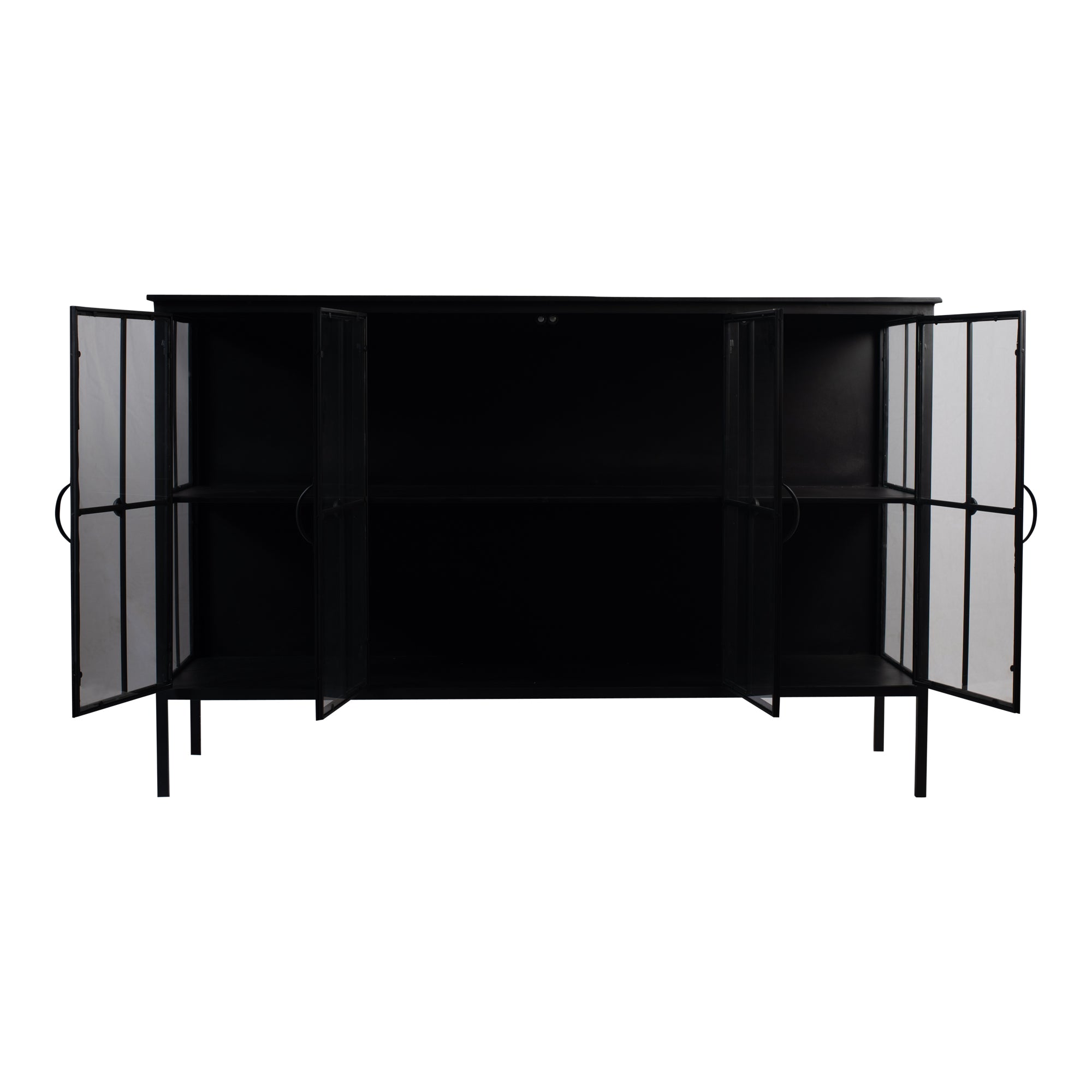 Cave Black iron cabinet low - Photo 2