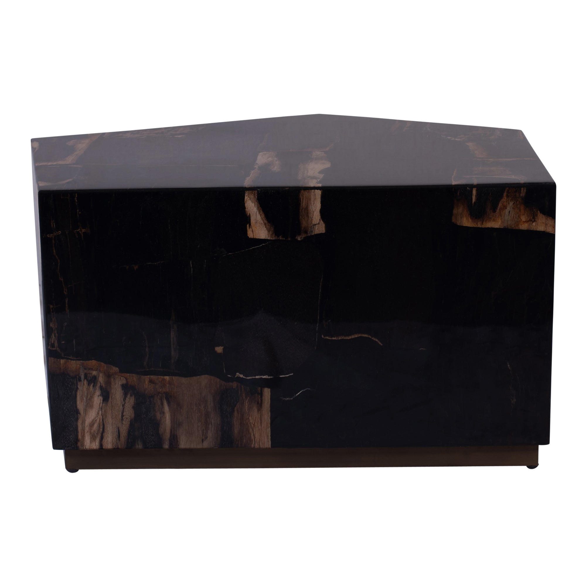 Rayn Petrified wood black coffeetable M - Photo 4