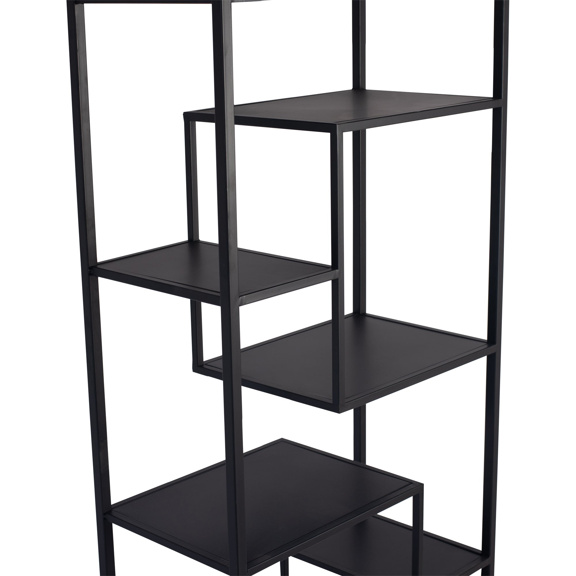Duana Playful black iron open cabinet high - Photo 4