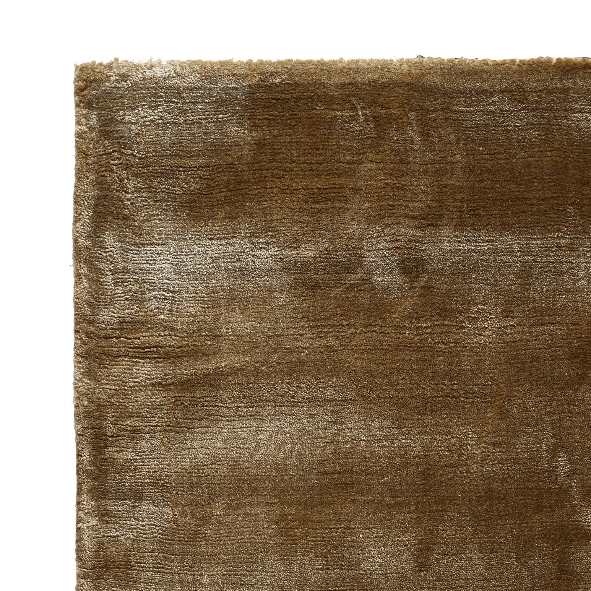 Flavia Brown viscose handwoven carpet S Marron — Tapis — vue 3 | Häus