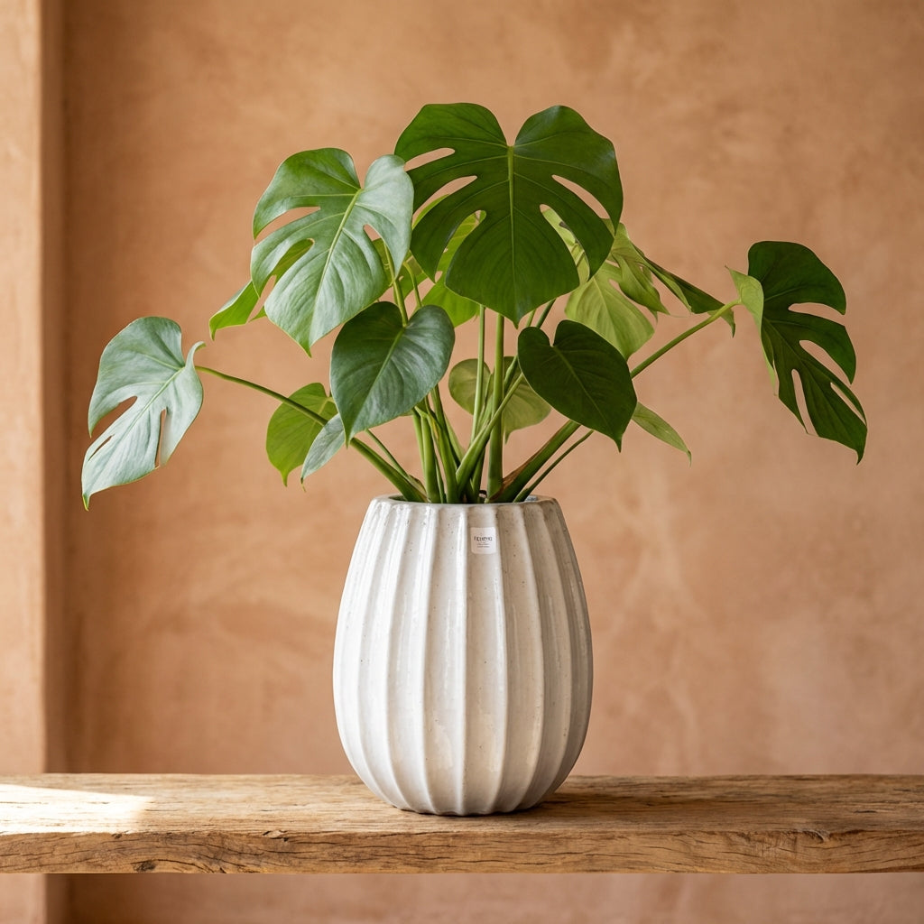 Lionne Pot en - Blanc