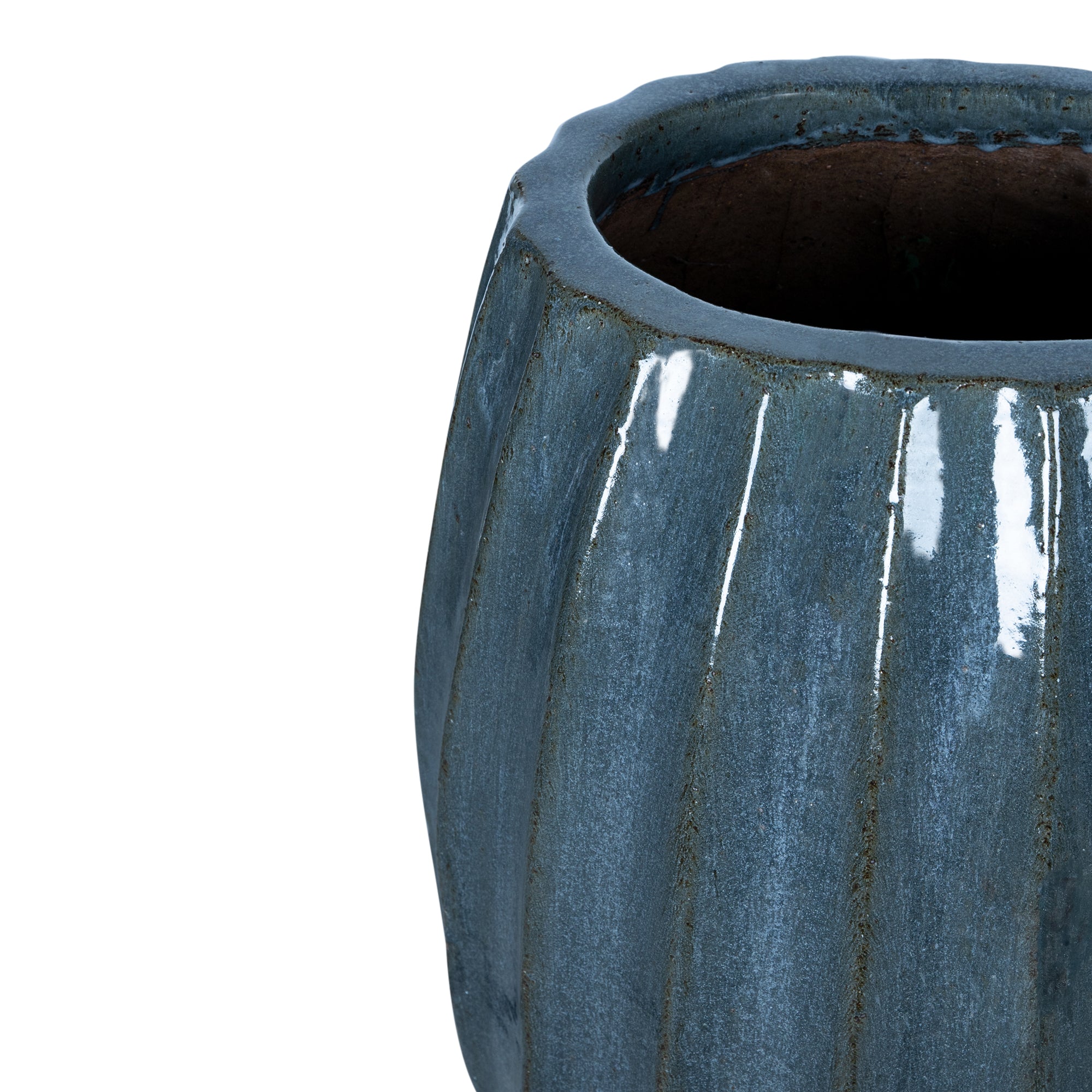 Lionne Pot en - Bleu