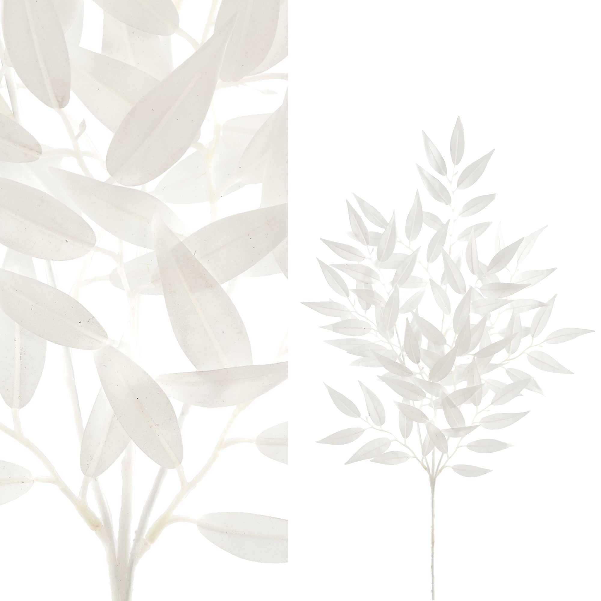 Leaves Plant white smilax spray Blanc — Feuille artificielle — Feuille artificielle design premium | Häus