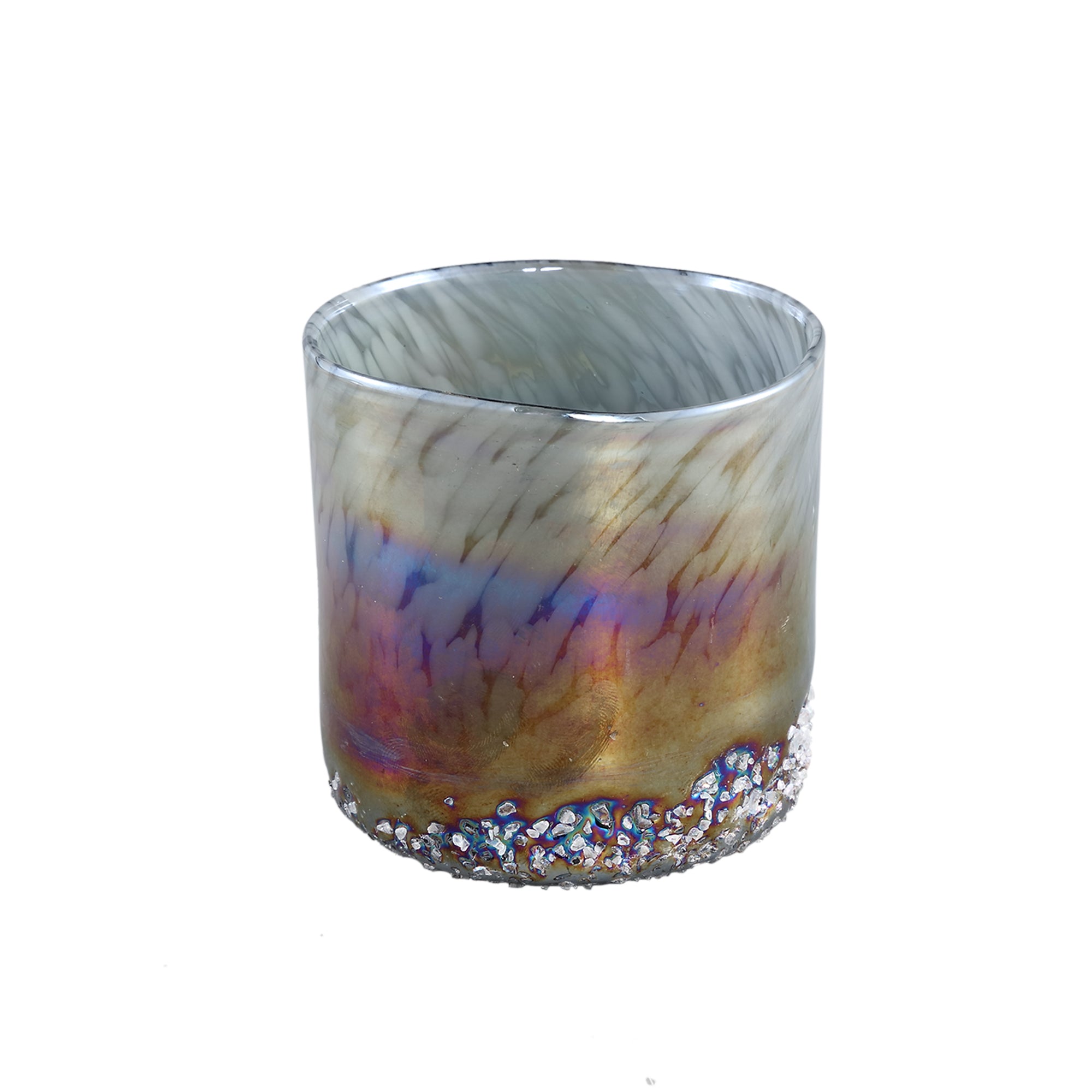 Liro Photophores en verre - Blanc