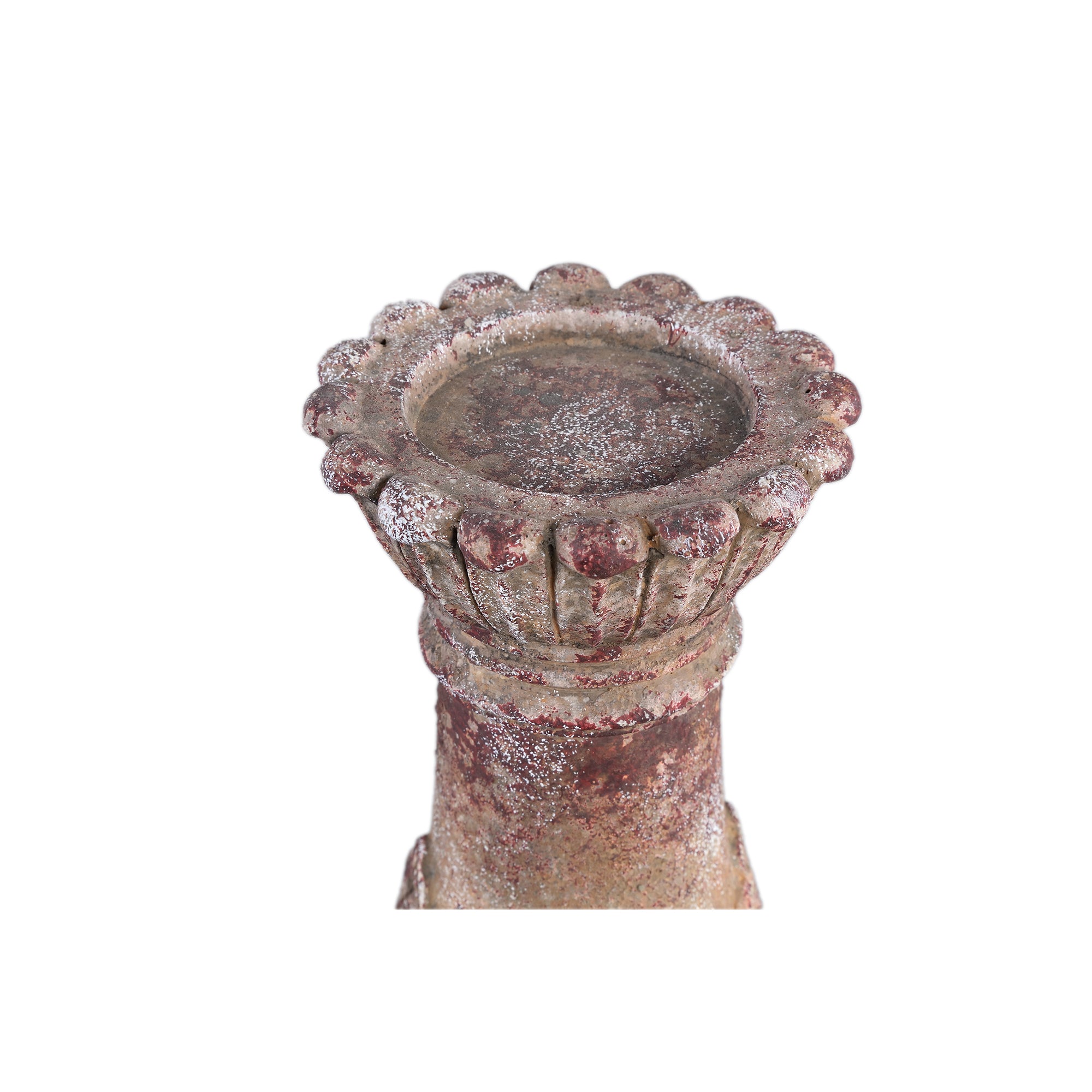 Burnt Chandeliers - Red, Cream