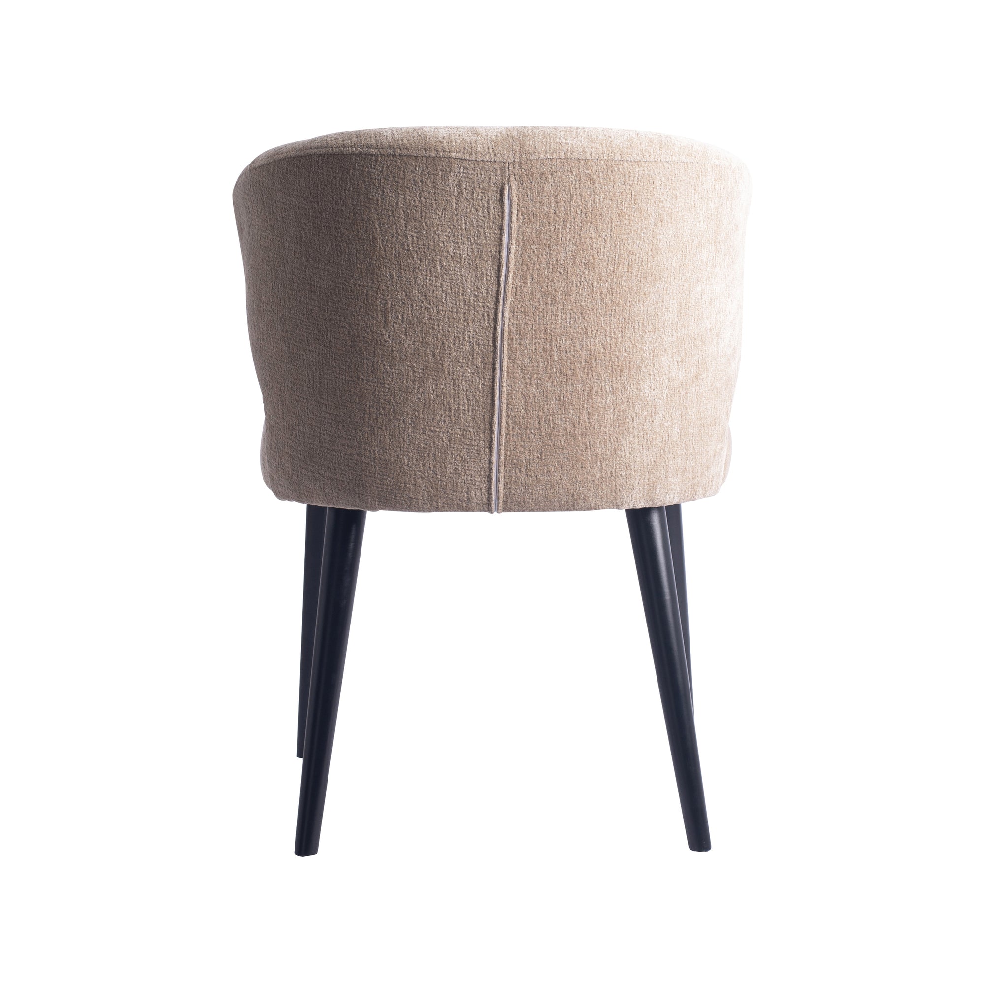 Fiori Cream 6051 dining chair black wood legs - Photo 4