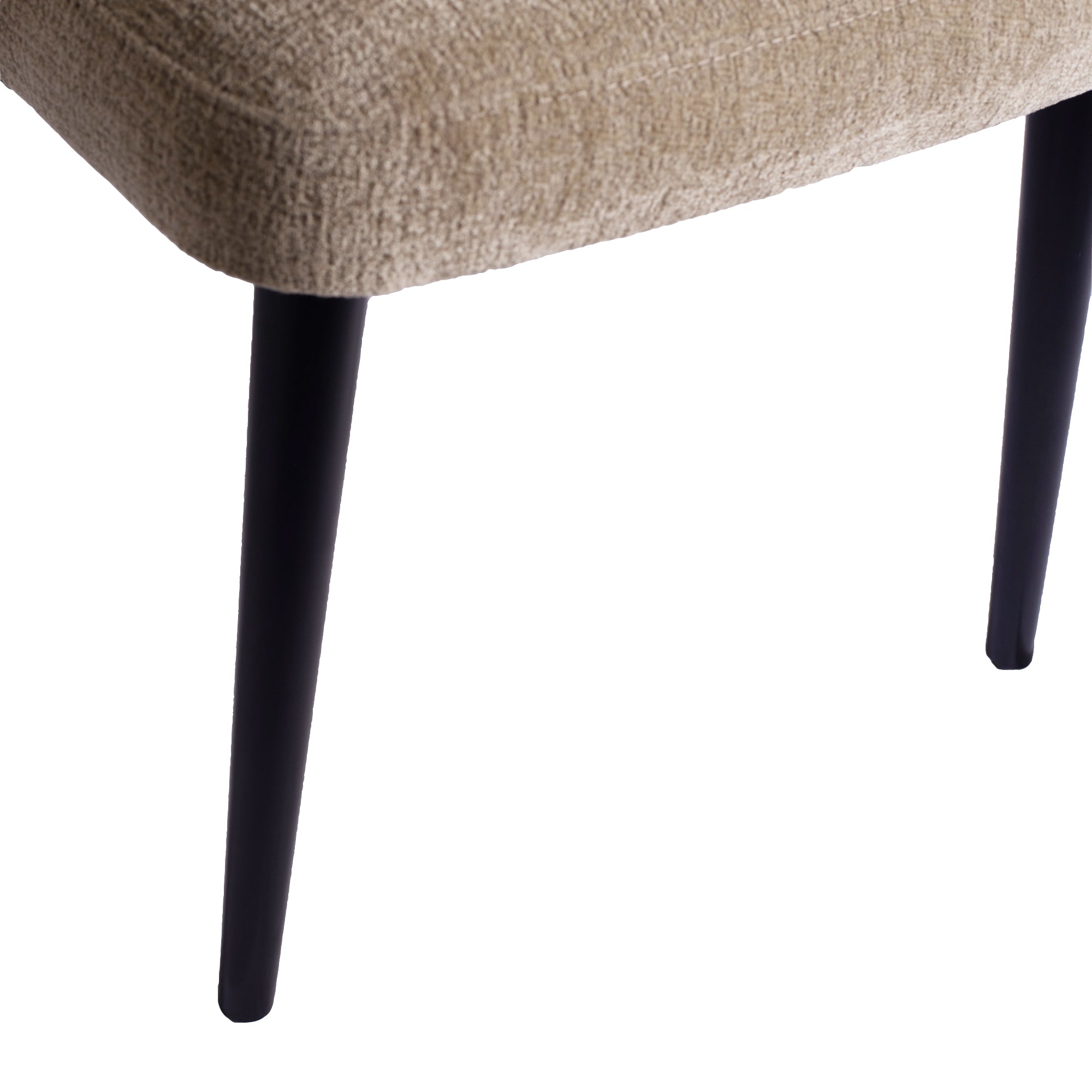 Fiori Cream 6051 dining chair black wood legs - Photo 7