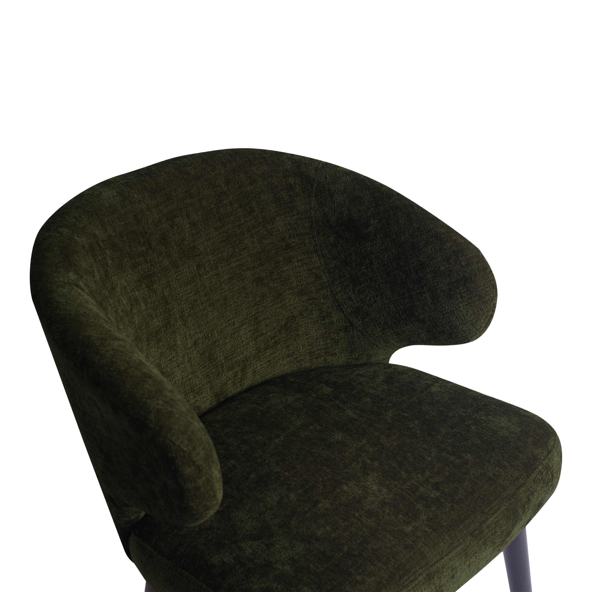 Fiori Green 1205 dining chair black wood legs - Photo 6