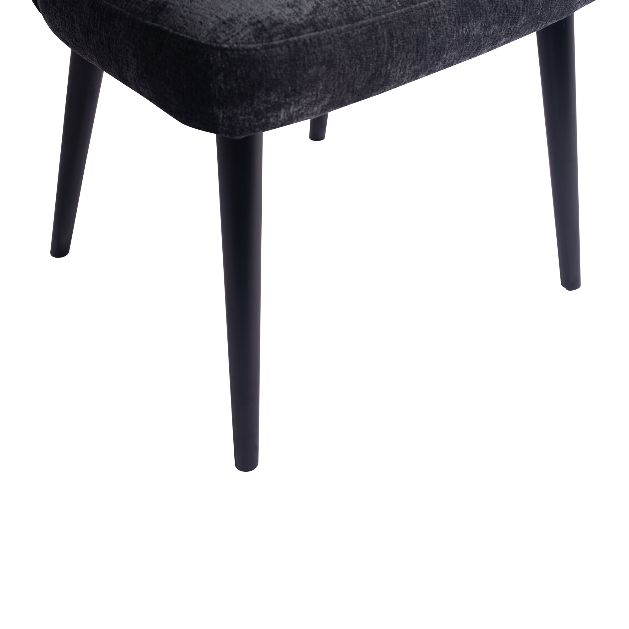 Fiori Anthracite 0504 dining chair black wood legs - Photo 8