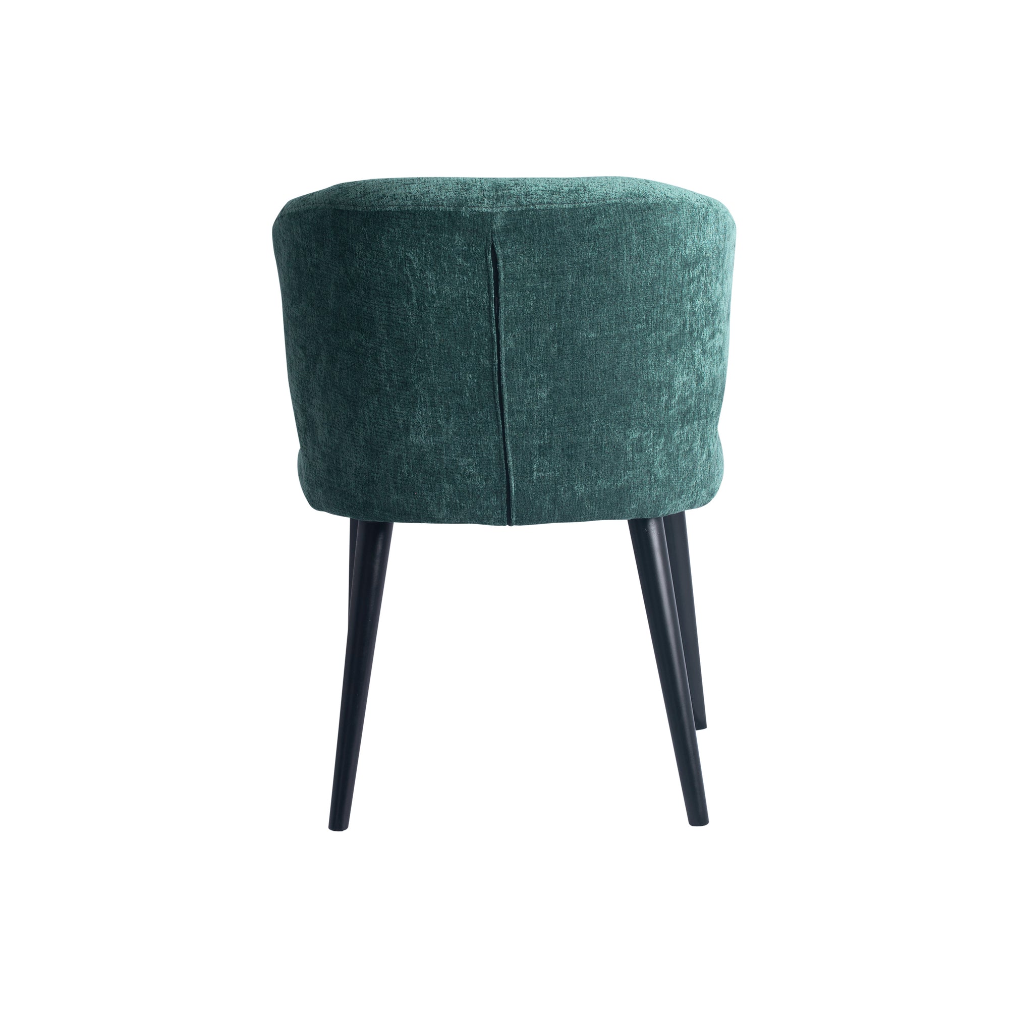 Fiori Petrol 502 dining chair black wood legs - Photo 4