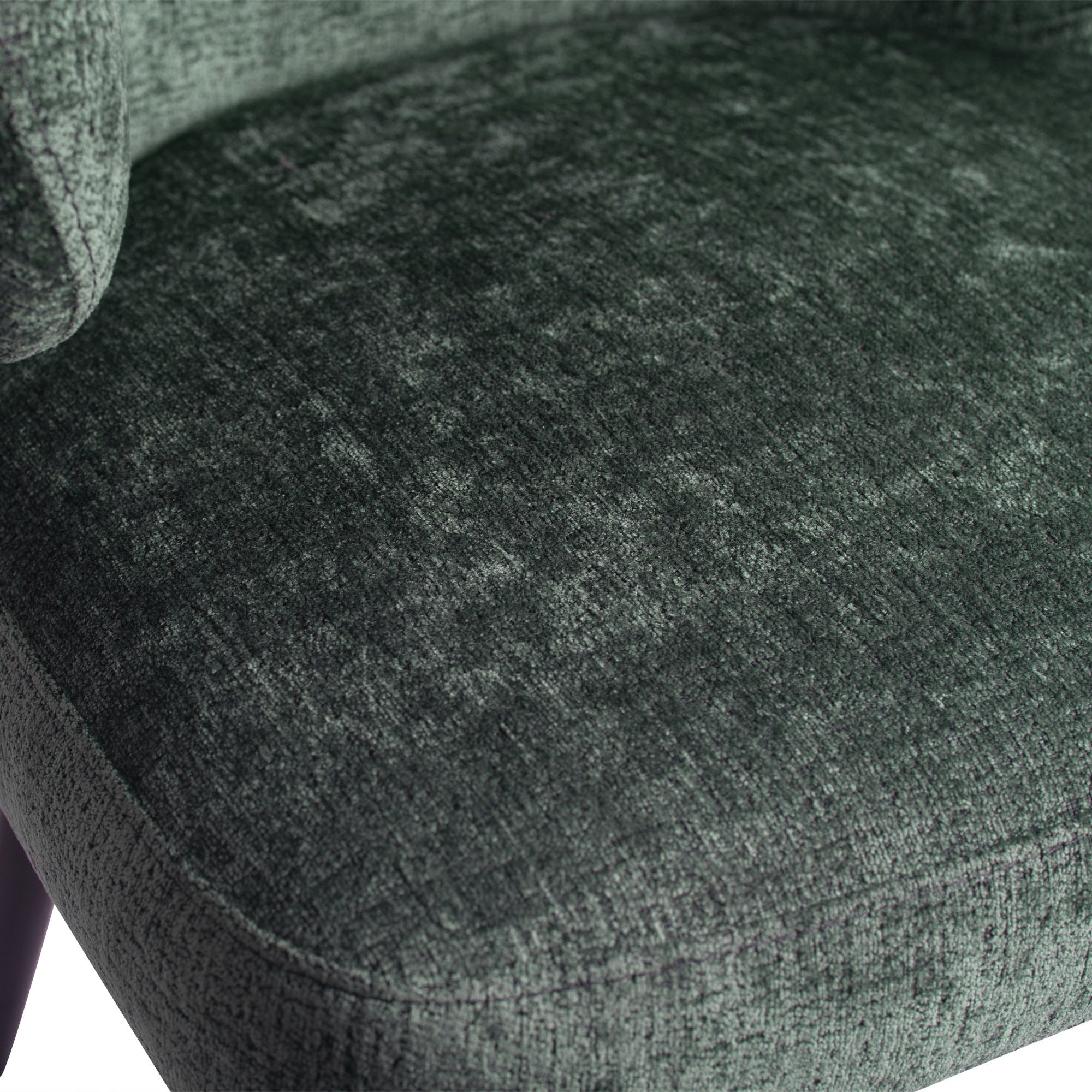 Fiori Petrol 502 dining chair black wood legs - Photo 9