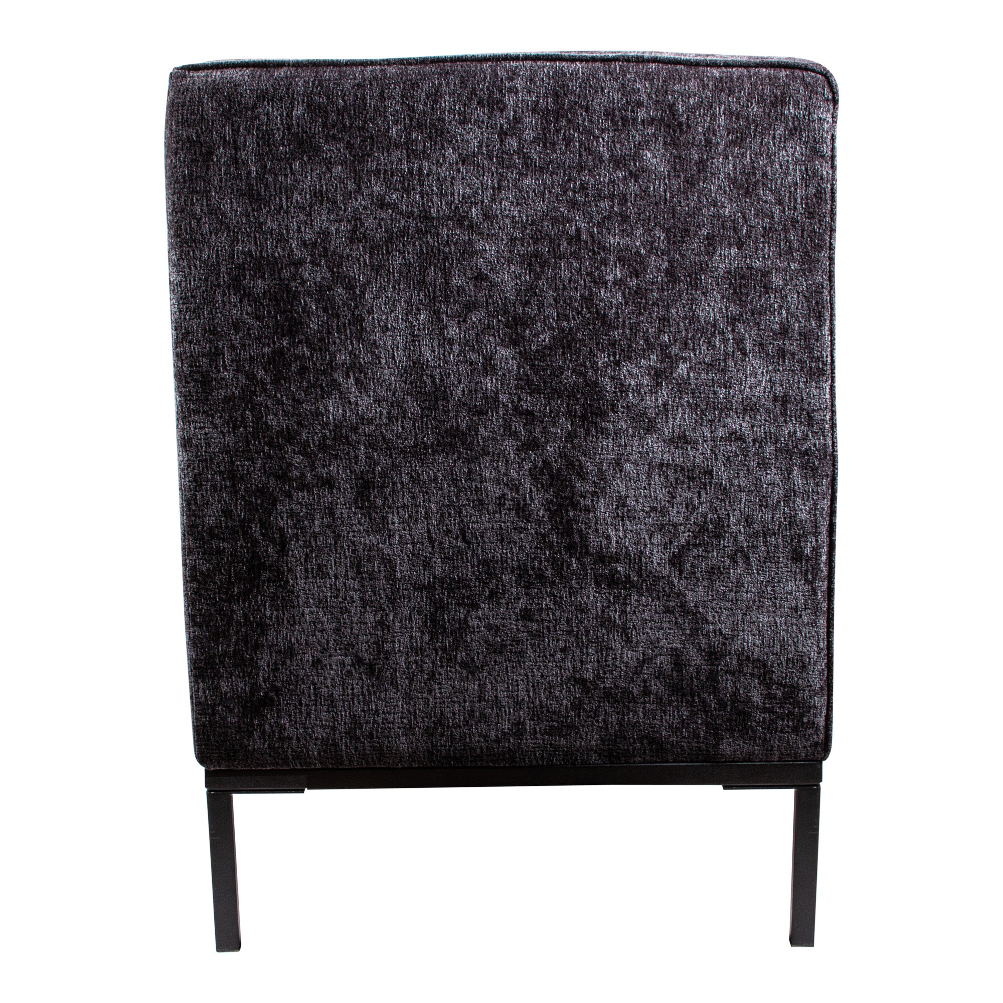 Xania Anthracite dining bench arm left black metal - Photo 6