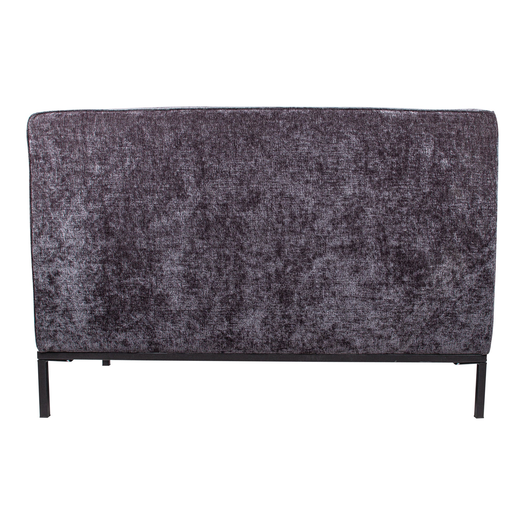 Xania Anthracite dining bench arm left black metal - Photo 5